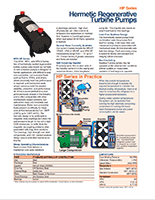 Regenerative Turbine Pumps vs. Rotary Vane Pumps