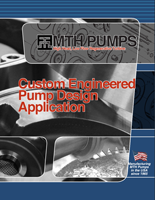 Custom Engineered Pump Design Application.