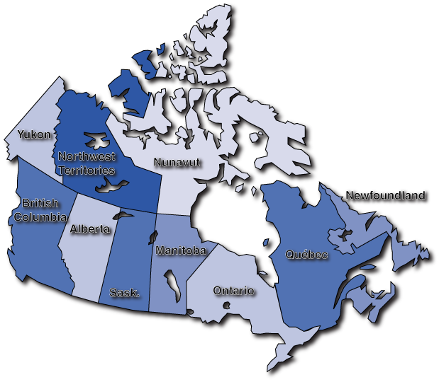 Map of Canada