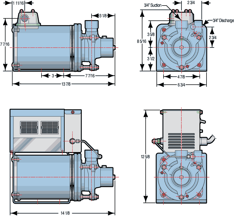 X41 Series Dimensions